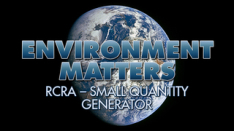 Environment Matters: RCRA - Small Quantity Generator Interactive Online Training