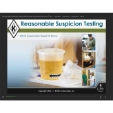 Reasonable Suspicion Testing: What Supervisors Need to Know - Online Training Course